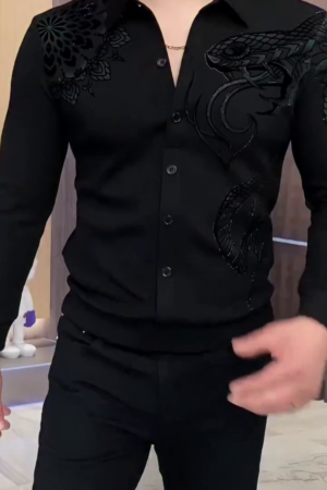 Men Premium Slim Fit Cotton Party Shirt